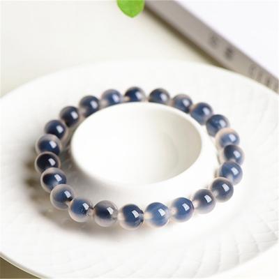 Cuentas redondas de ágata natural, hermosas cuentas multicolores, pulseras, collares y joyas hechos a mano, accesorios de cuentas hechos a mano