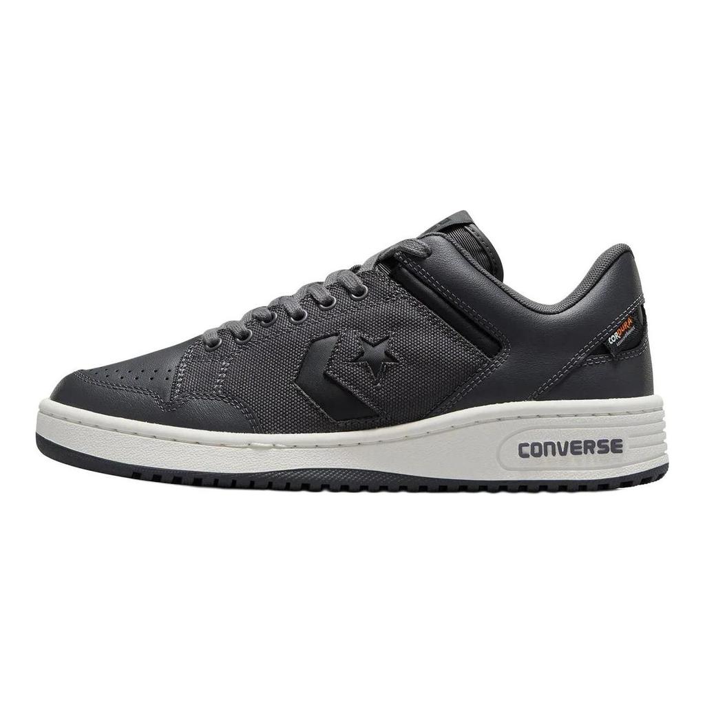 Converse Weapon Comfortable Versatile Non-Slip Durable Low-Top Skate Shoes Unisex Sneakers Gray A11100C