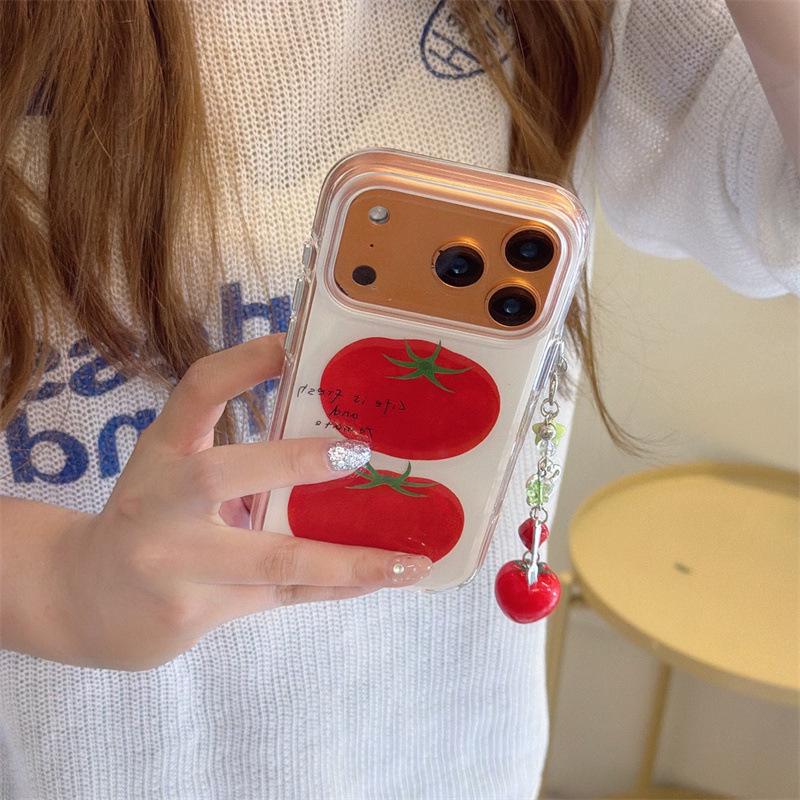 Fresh Tomato Design Phone Case for iPhone 17/16ProMax/15/14