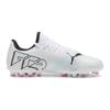 Puma 7 Play Mg Comfortable Sports Low-Top Soccer Shoes Kids Soccer Shoes White Blue 107736-01