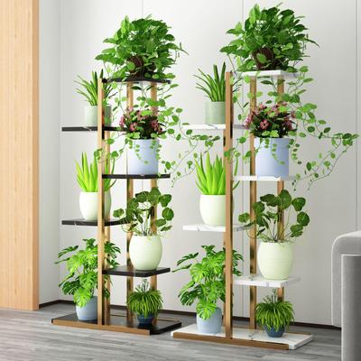 Nordic vícevrstvý stojan na pokojové rostliny pro obývací pokoj nebo balkon