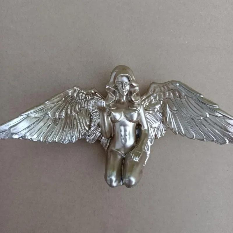

Art Angel Female Wings Resin Crafts Desktop Gardening Ornaments Home Living Room Ornaments Home Decorative Accessories