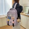 New Small Fresh Backpack Nylon Large Capacity Junior High School Student Schoolbag High Value Casual Backpack