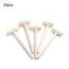 20Pcs Mallets Faces Mini Double Wood Chocolate Smashing Hammers for Kids