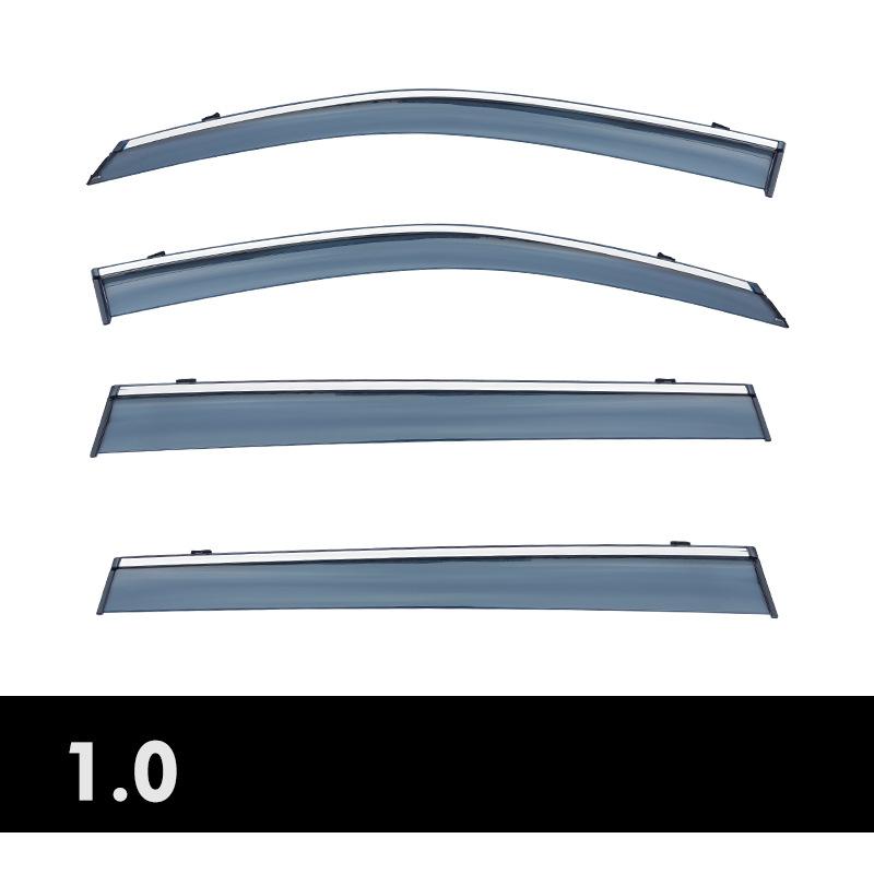 

Для Toyota Highlander 2015-2024 Аксессуары Ветровые дефлекторы Козырьки Дождевик Дверной козырек Вентиляционные жалюзи Вентиляционный козырек из нержавеющей стали