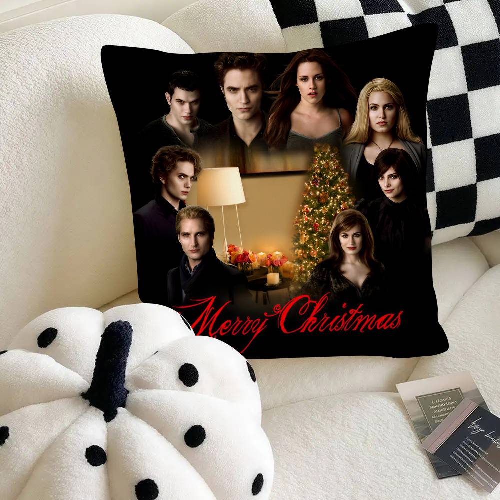 The Twilight Saga Edward Cullen Pillow Case Fashion Square Pillowcase Bedroom Sofa Room Ins Decoration Leisure