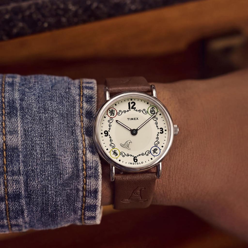Timex x Harry Potter 30M Water Mineral Beige Unisex [TIMEX] Watch, Quartz, Resistant, Glass, Dial, TW2Y76300, [Authentic]