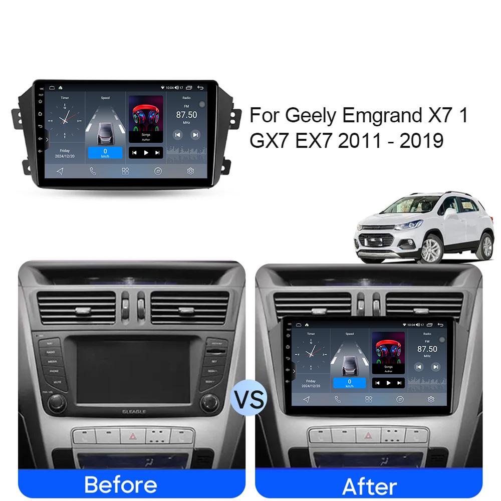 BT GPS Navigation For Geely Emgrand X7 1 GX7 EX7 2011 - 2019 Car Multimedia Player Android Screen Auto Radio 5G WIFI No 2din DVD