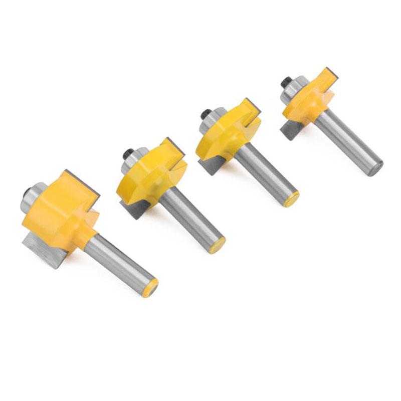 1Pc 8mm Shank T-Sloting Biscuit Joint Slot Cutter Articulação Entalho Router Bit Fresa Cortador de madeira