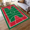 Basketball Court Printed Carpet for Sports-Themed Home Decor Suitable for use as an anti-slip for living room bedroom sofas