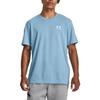 Under Armour Logo Print Round Neck Sports Short Sleeve T-Shirt Men T-Shirts Blue 1373997-490