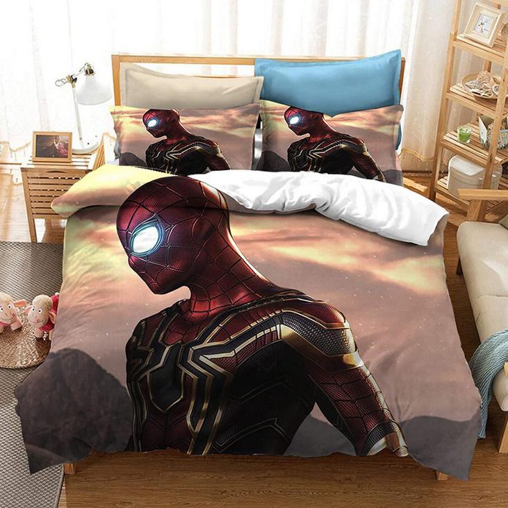 Cute Printed Quilt Cover Pillowcase Three-Piece Set Can Be Made Into Four-Piece 3D Digital Printing