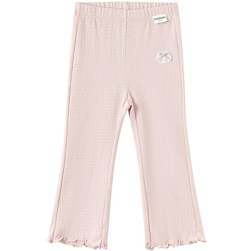 Balabala Girls' Elastic Waist Flare Leggings