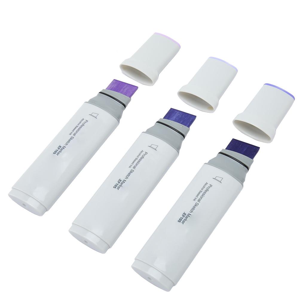 Set di 3 pennarelli Jumbo Professionali Grandi Larghi HD Pittura a Essiccazione Rapida Pennarello Set per Pittura Disegno