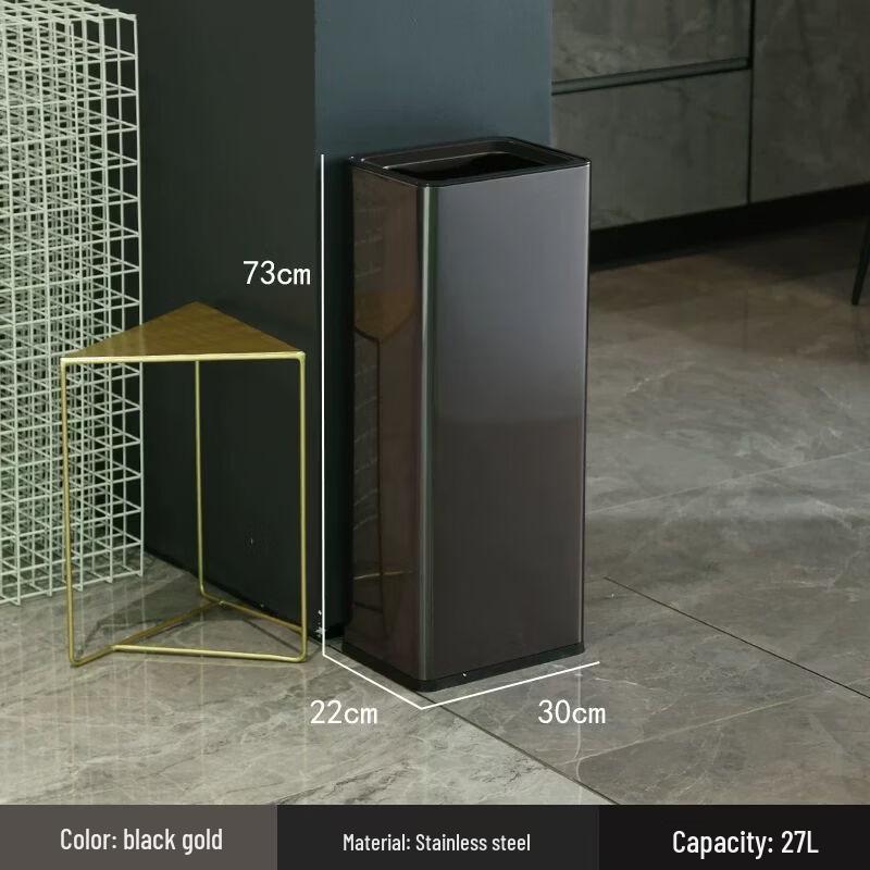 Stainless Steel Hand Towel Waste Bin with Swing Lid
