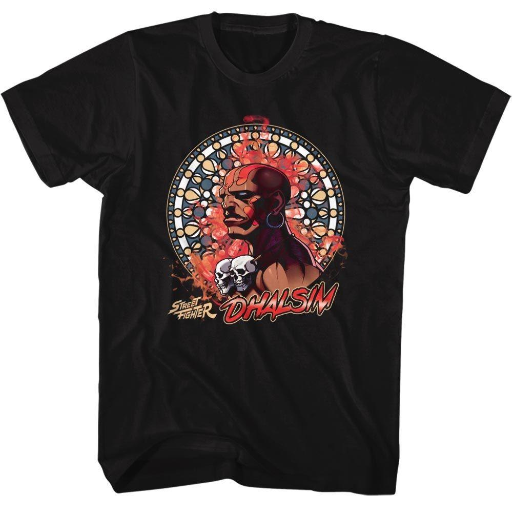 Street Fighter Dhalsim Black Gaming Shirt S разноцветный