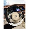 New Car Steering Wheel Cover, Autumn and Winter Style, Unisex, Plush, Warm, Non-Slip, Cartoon Cat Ears Car Handle Cover