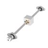 Aluminum Alloy Flexible Encoder Coupling for Stepper Motors, 19mm OD, 25mm Length, 3-10mm Bore