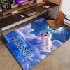Custom Frozen Mat Personalized Name, Polyester Washable Indoor Entryway Rug, Gift for Christmas, Easter, Thanksgiving Day