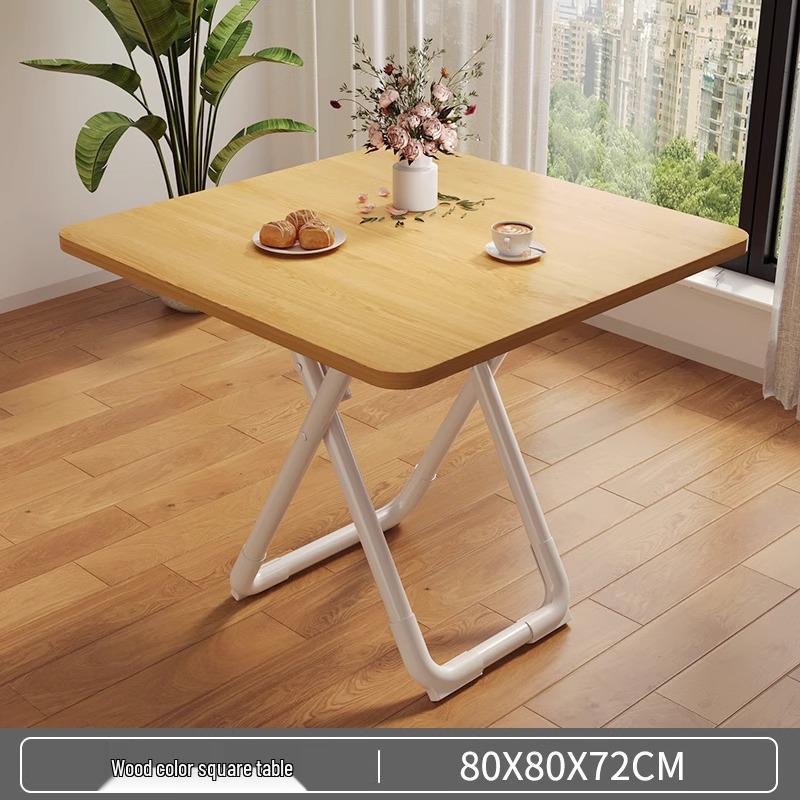 Compact Foldable Round Dining Table for Small Spaces