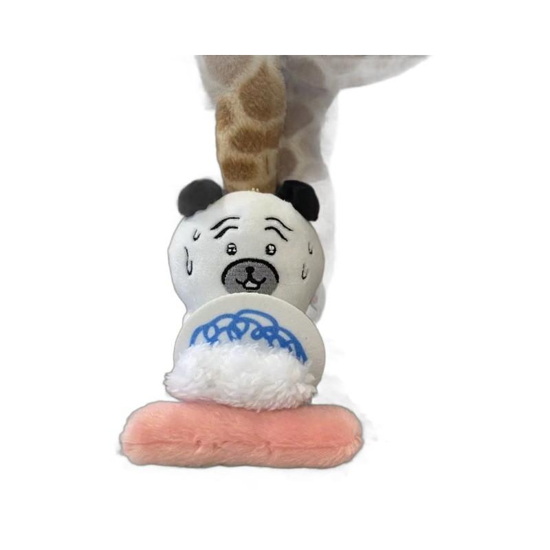 Plush Bear Joke Pendant With Embracing Hazelnuts Sushi And Designs Mermaid