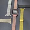 Apple Watch Mailänder Armband 05 Linien Edelstahl mit Faltschließe