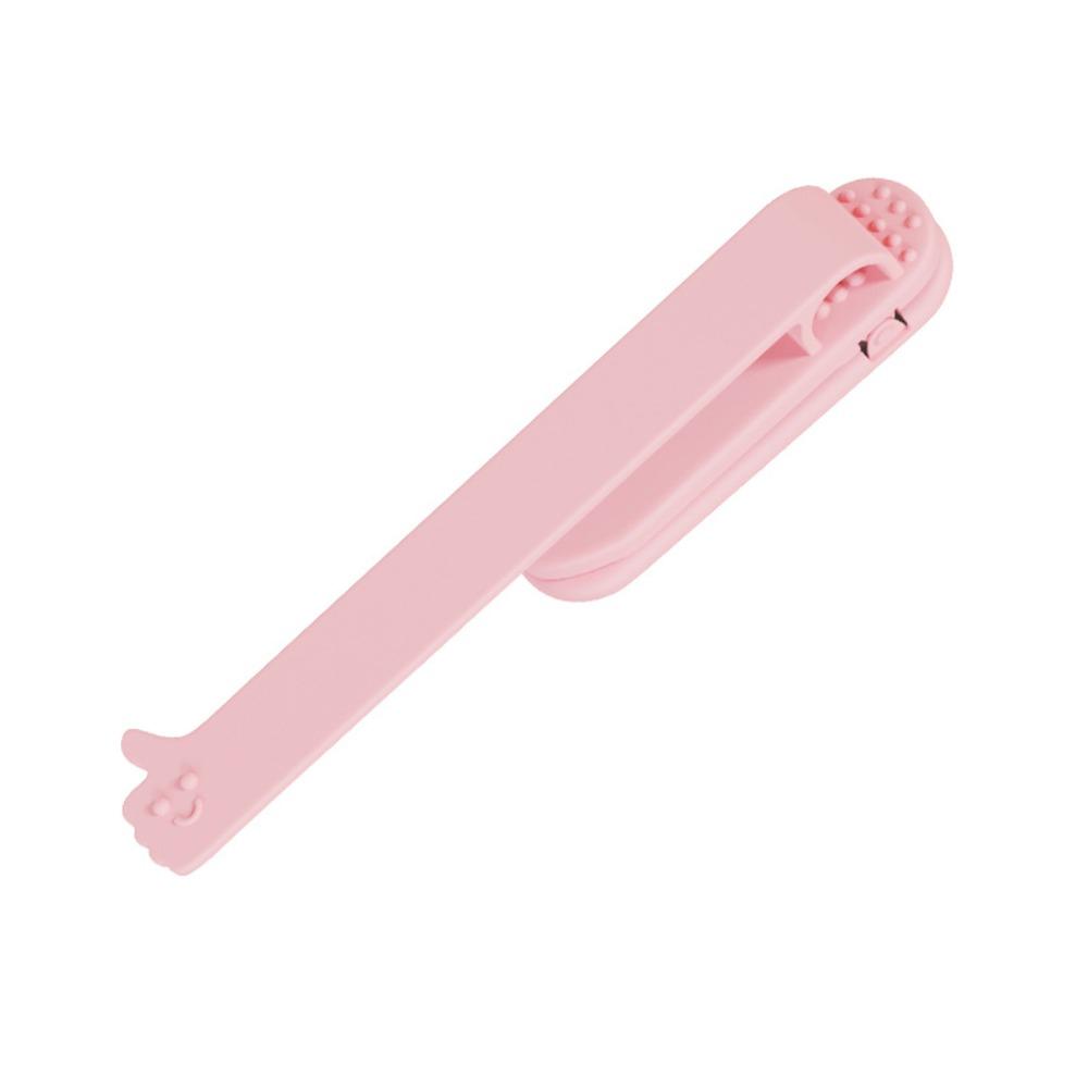 Portable Smart Bookmark Soft with Pen Slot Silicone Bookmark Automatically Follows Page Flipping Notebook Page Divider