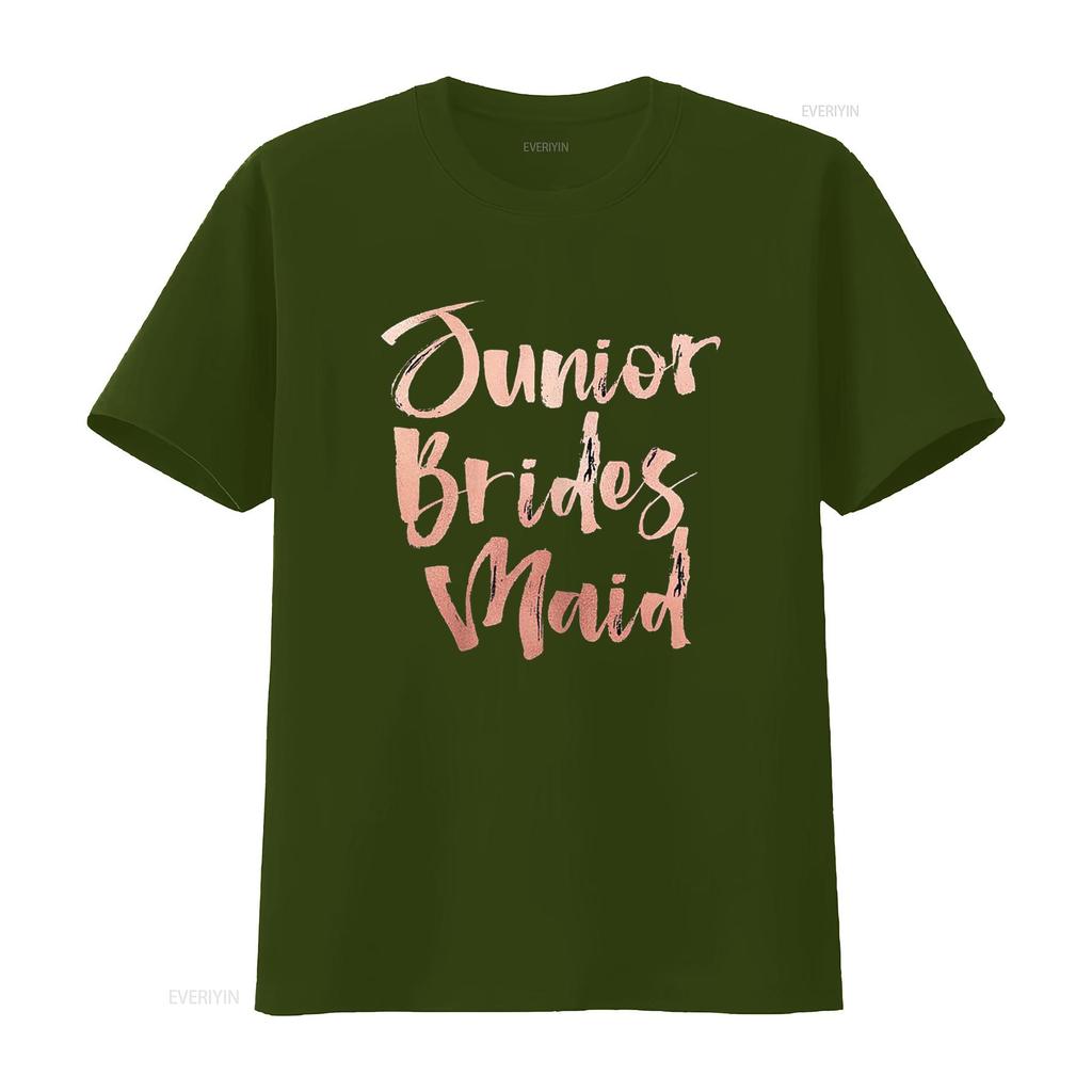 Junior Bridesmaid T Shirt for Women Bridal Wedding Party vintage Washed Breathable Comfortable Soft Stylish graphic Slightly