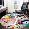 1pc Powerpuff Girls Office Round Area Rug, Under Office Chairs Bedroom Living Room Home Decor, Room Decoa1022136