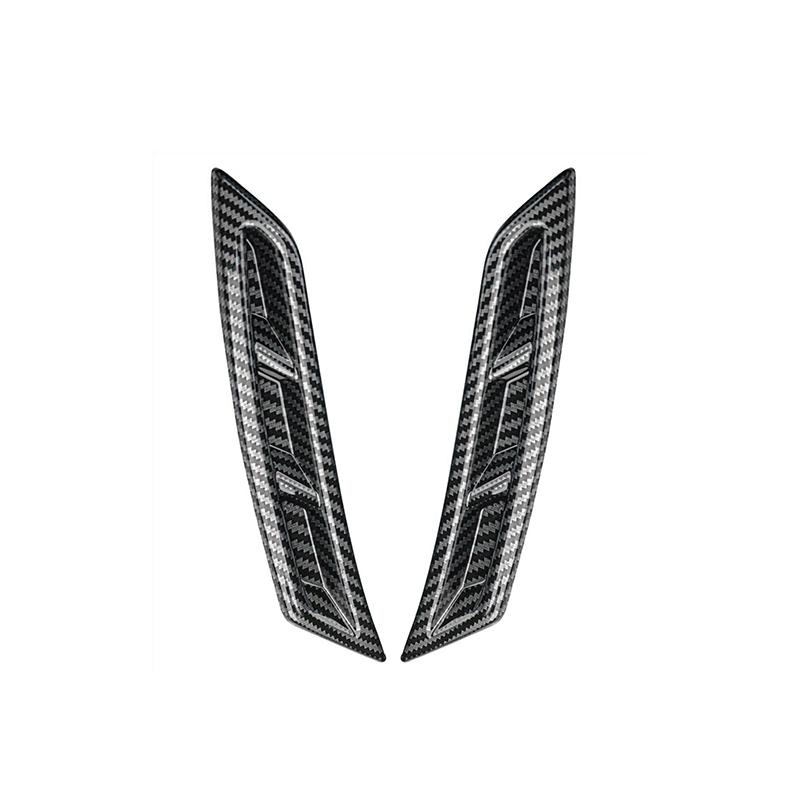Car Styling Both Side Front Headlight Decoration Strips For BYD Seal EV -2024 Carbon Fiber Color Exterior Accessories