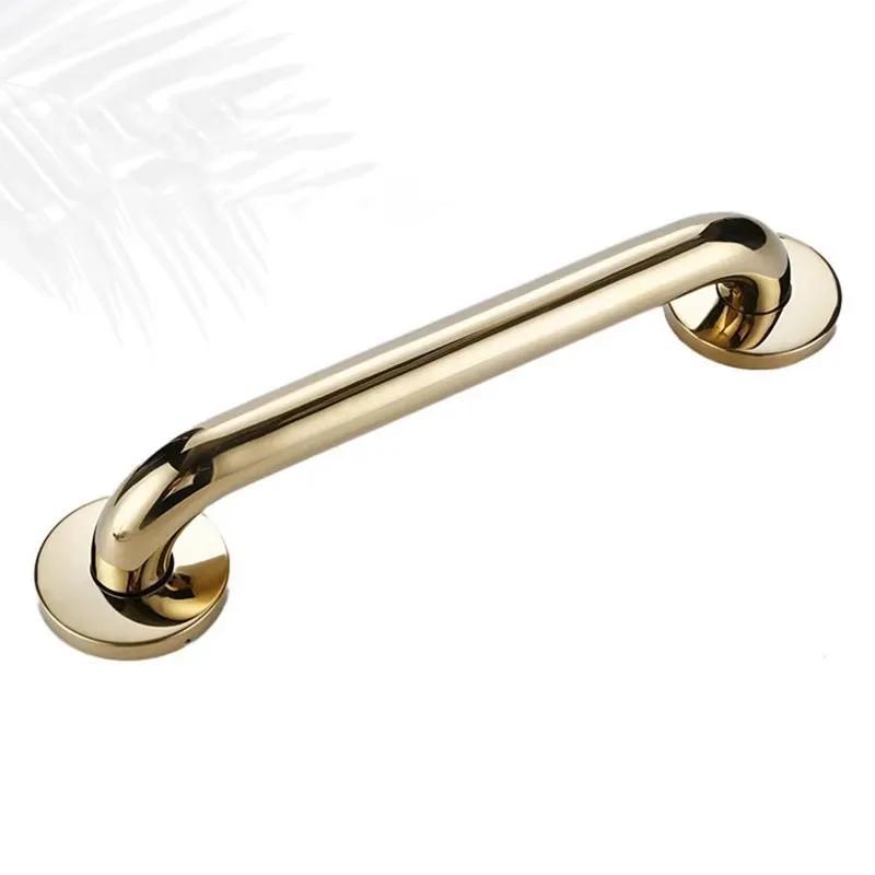 50CM Gold Stainless Steel Bathroom Safe Grab Bar Toilet Handrail Grab Bar Shower Safety Support Handle Durable Easy Install