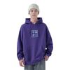 Li Ning Paris Fashion Week Glücksverheißendes Hirschmuster Lockerer Hoodie Herren Hoodies Lila AWDNB81-2