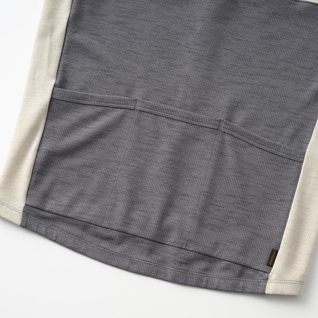 Kapelmuur Cycling Long Sleeve Jersey, Linen-Style Combination, Ivory, Size S