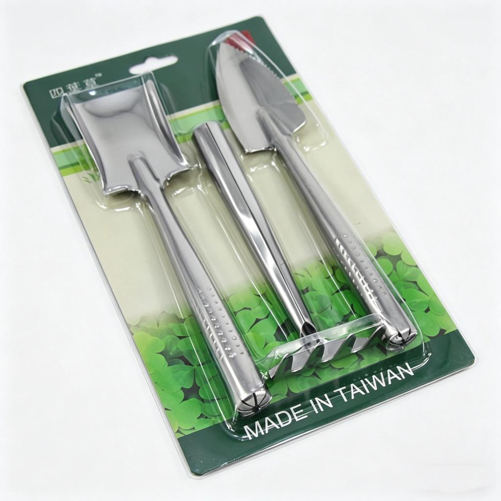 3Pcs Shovel Rake Spade Set Small Rake Shovel Spade Multifunction Bonsai Tools Set Hand Planting Tools for Indoor Gardening