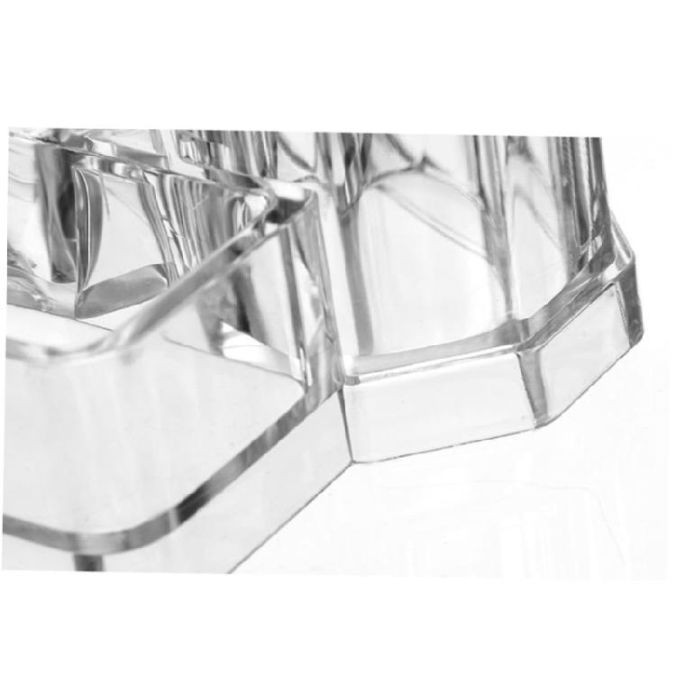 Sturdy Acrylic Beauty Storage Case Clear Makeup Organizers Customizable Compartments Spill Proof Designs