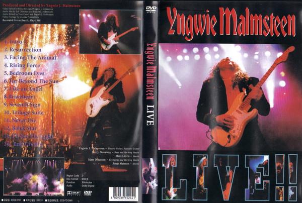 

DVD YNGWIE MALMSTEEN - Yngwie Malmsteen Live FDVD864 НЕИЗВЕСТНЫЙ 2002 Южная Корея Рок Б/У