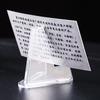 10Pcs Acrylic Stand Coin Display Easel Stand Small Shelf Collectible Game Card Holder Coin Capsule Badge Medal Holder