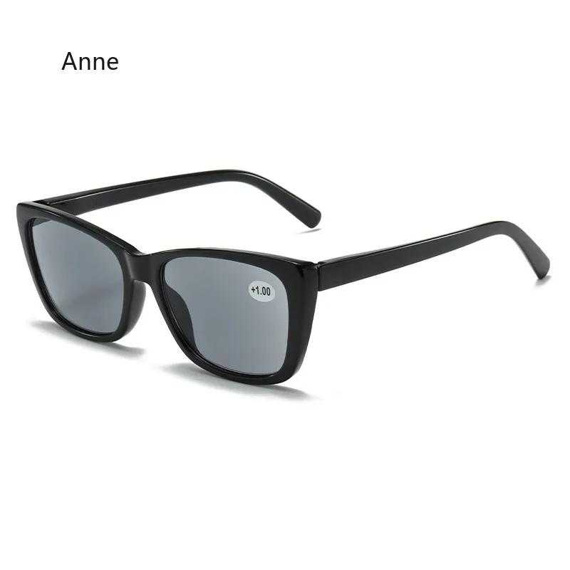 Reading Sun Glasses Men Women Square Classic Frame for Outdoors Use Sunglasses Readers Eyeglasses with Diopter Spring Hinge