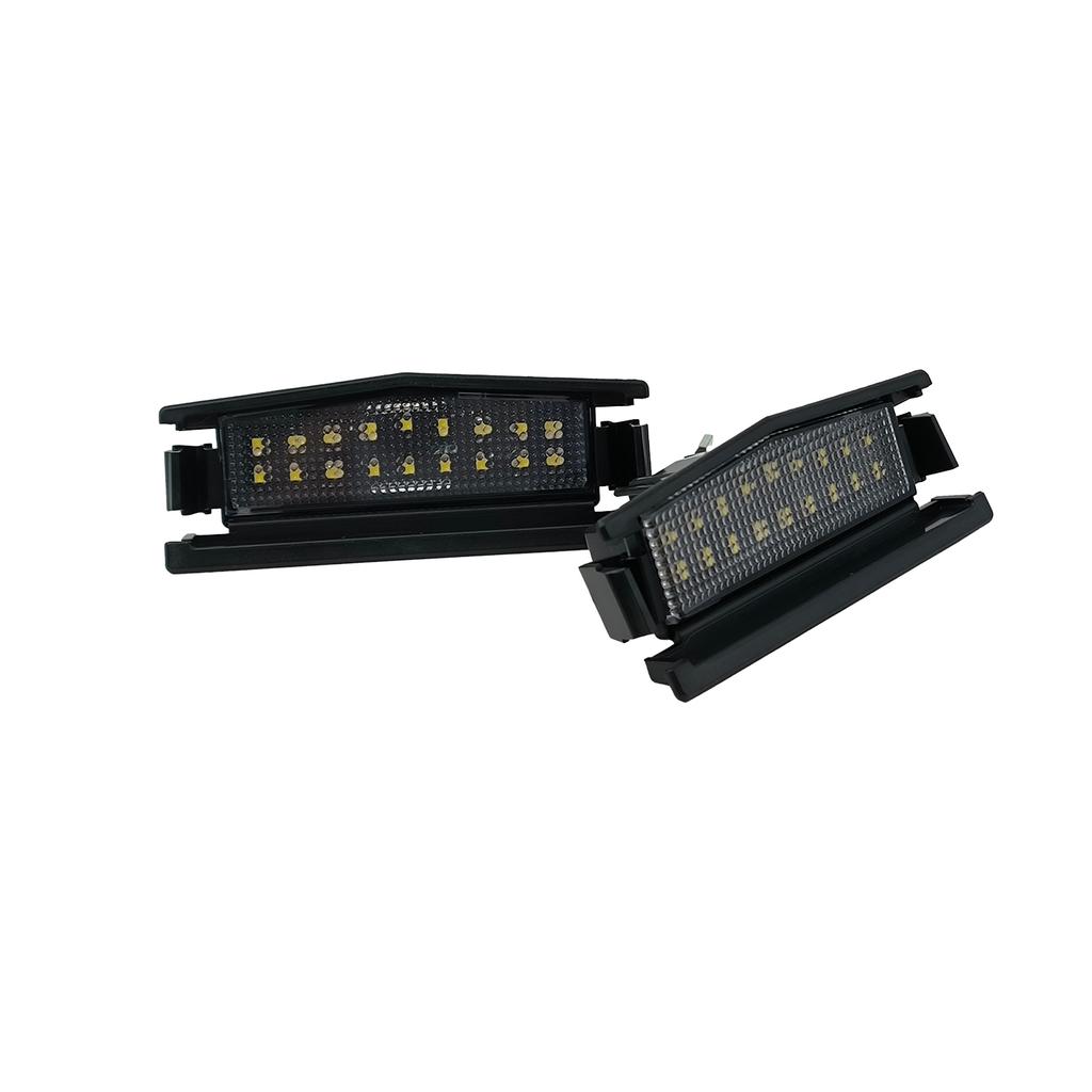 2PCS LED License Plate Lights 6000K For Mazda 2 2016 MX5 Miata 2016 white license plate light number plate lamp