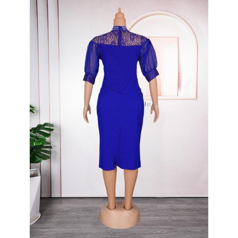 Plus Size Women's Fashion Commuter Maxi Dress