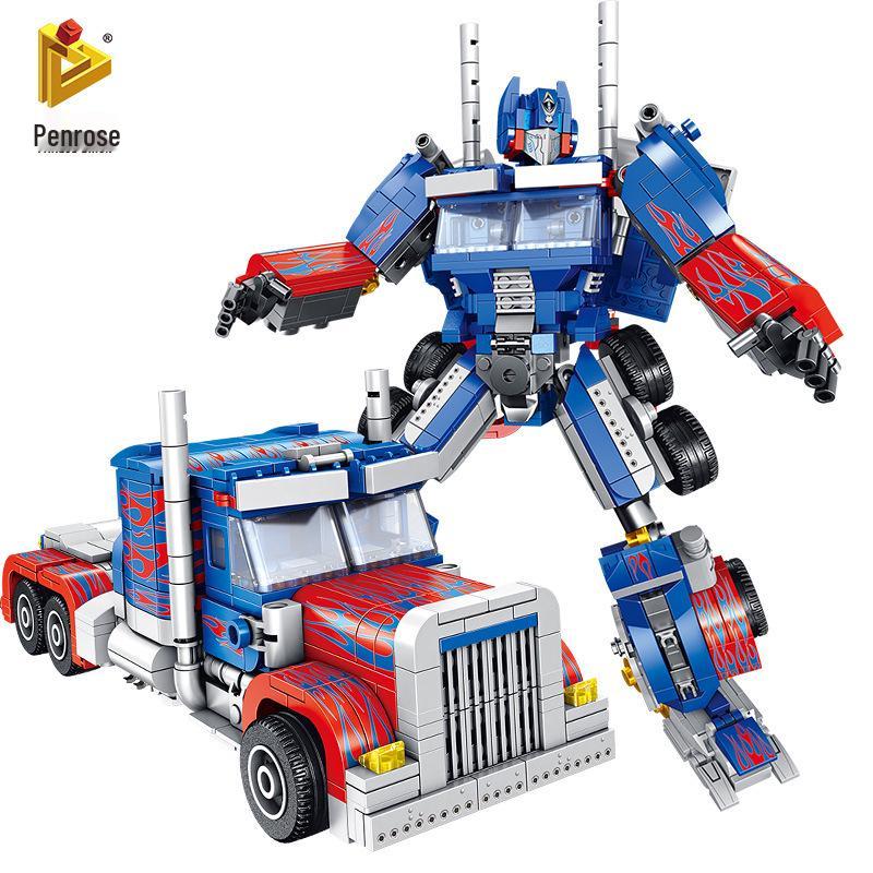 Panlos Transforming Robot Educational Building Blocks Toy for Kids