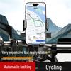 Electric Scooter & Motorcycle Phone Holder: Shock-Absorbing, Anti-Shake, Navigation-Stable Mount