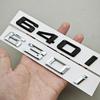 3D ABS Car Letters Logo 630i 640i 650i Badge Sticker Rear Trunk Emblem Decals For BMW 6 Series 630i 640i 650i Car Tail Marking