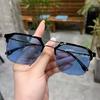 Fashion Dual Beam Color Changing Myopia Glasses Business Near Sight Eyewear for Men Luxury Computer Finished Eyeglasses To -4.0