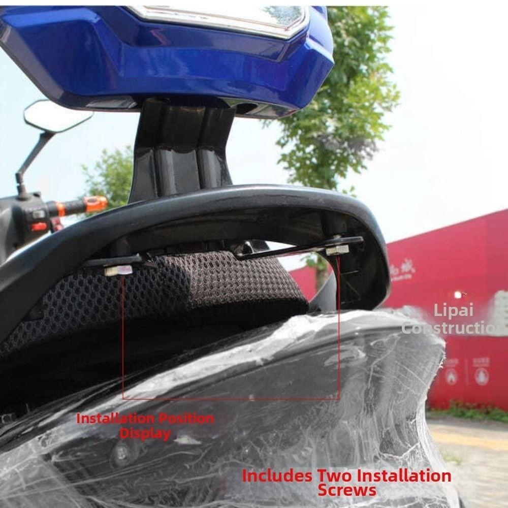 Durable Electric Scooter Rear Backrest Stainless Steel Passenger Seat Cushion Back Rest Pad