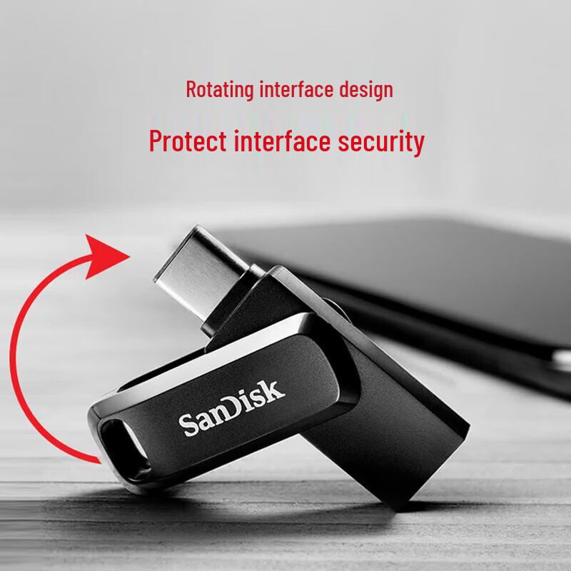 SanDisk 128GB Dual Drive Luxe USB Type-C Flash Drive