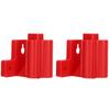 6 Packs For Milwaukee M12 12V Tool Holder Mount With 18 Screws ABS Plastic Wall Mount Organizer Red Battery Dock Holder
