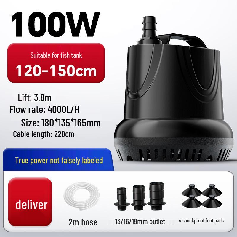 Silent Submersible Fish Tank Pump: Small Bottom Suction & Water Circulation Filter