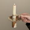 Guilong Ceramic Retro Candle Holder Handmade Glaze Change Home Decor Scented Candle Stand