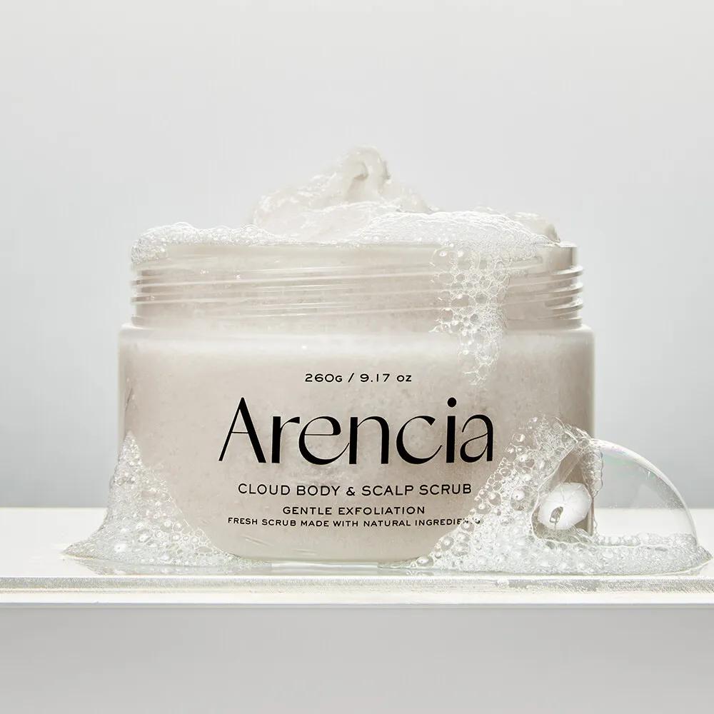 Arencia Fresh Cloud Body & Scalp Scrub (White Tea & Neroli) 260g